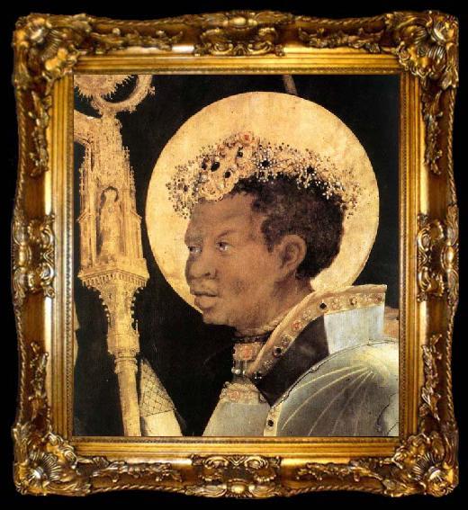 framed  Grunewald, Matthias Meeting of St Erasm and St Maurice, ta009-2